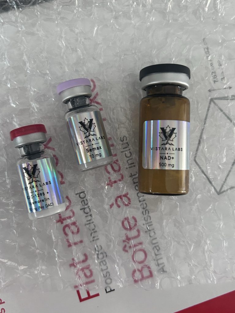 Vistara Labs research vials as delivered