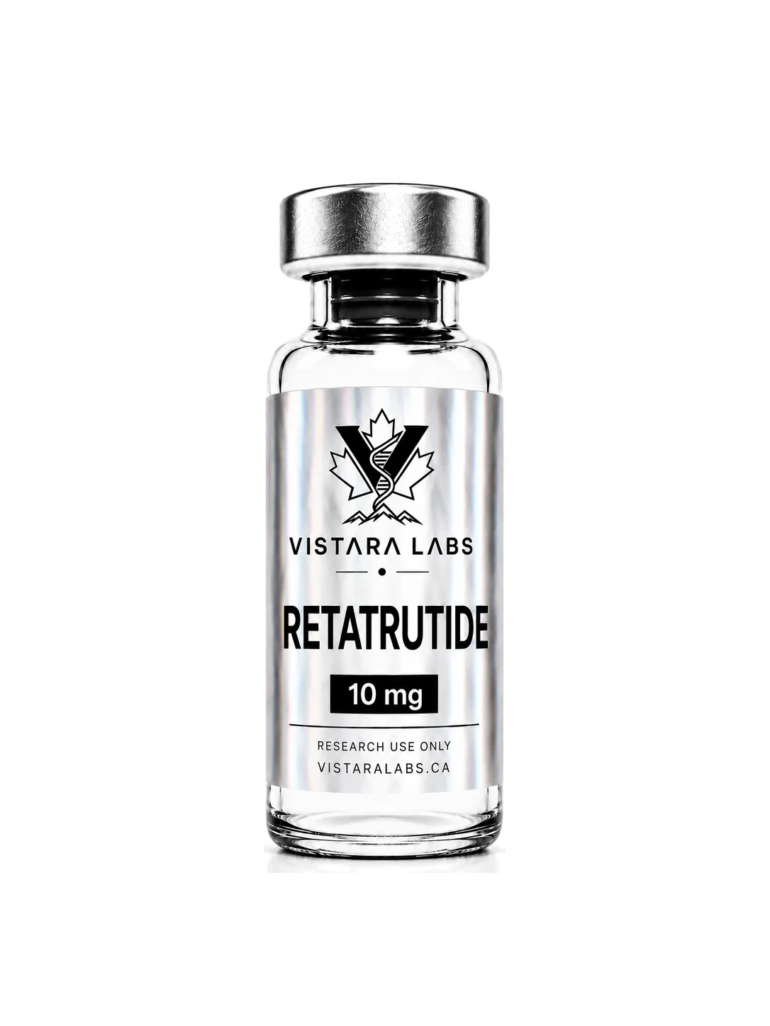Retatrutide 10 mg research vial, Vistara Labs