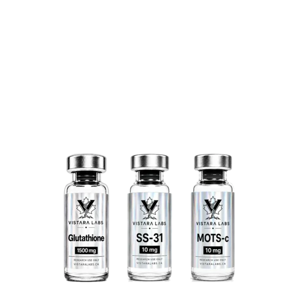 Mitochondrial Energy stack: Glutathione 1500 mg, SS-31, MOTS-c
