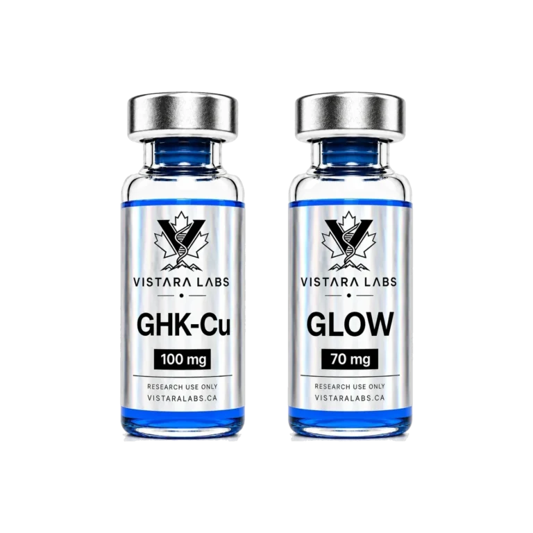GHK-Cu vs GLOW Blend vials