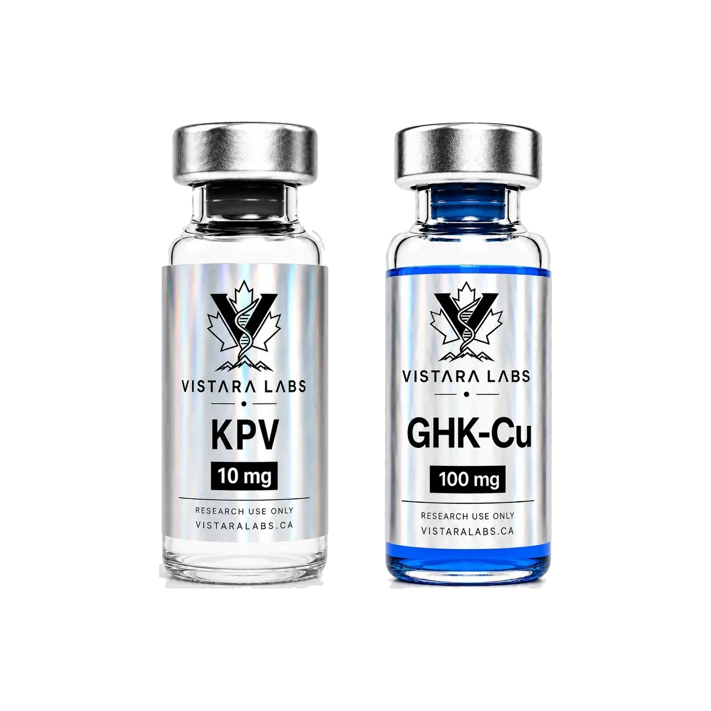 KPV vs GHK-Cu vials