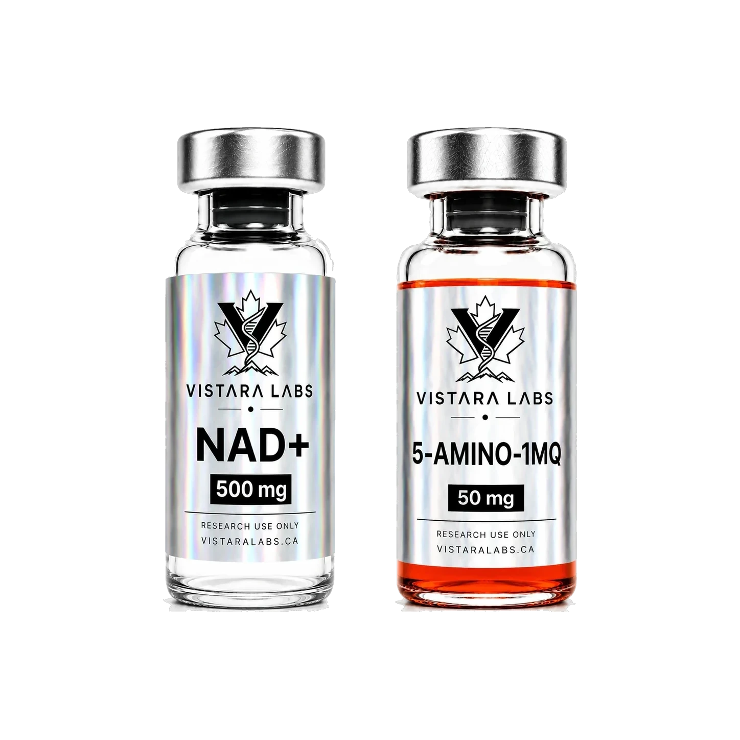 NAD+ vs 5-Amino-1MQ vials