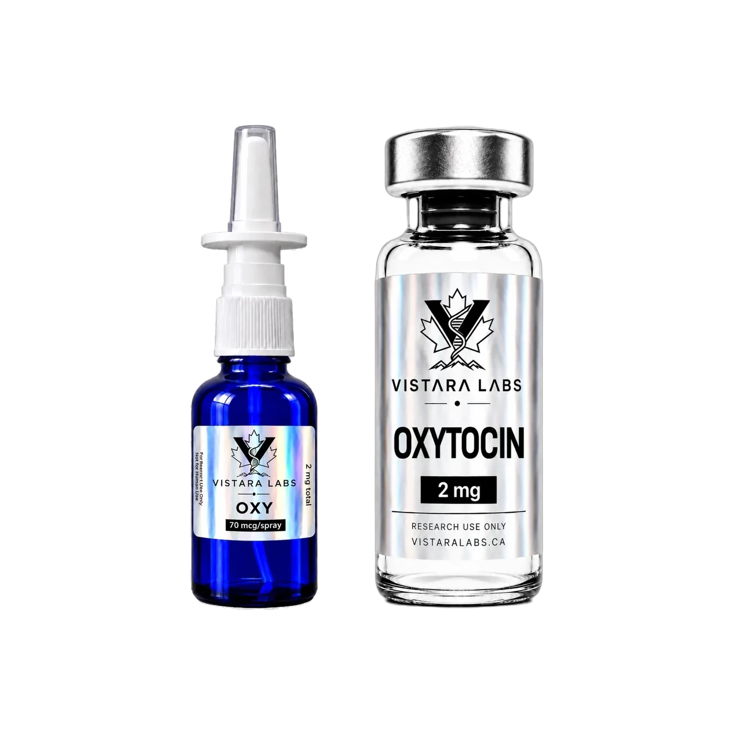 Oxytocin Nasal Spray vs Injection vials