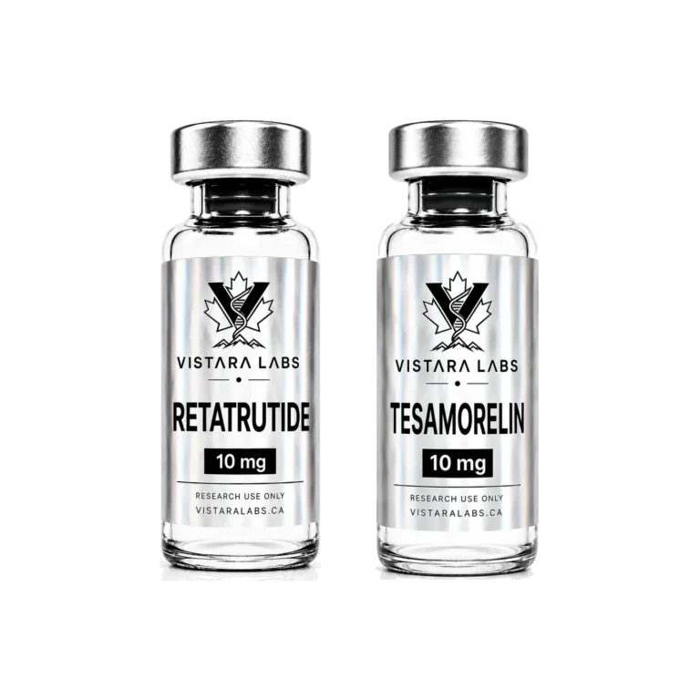 Retatrutide vs Tesamorelin vials